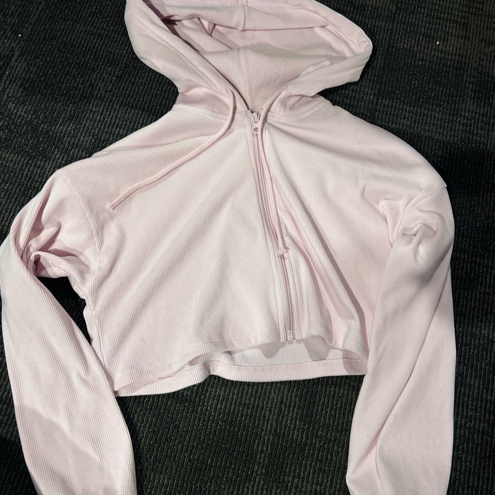 Wrangler Soft Pink Zip-Up Hoodie